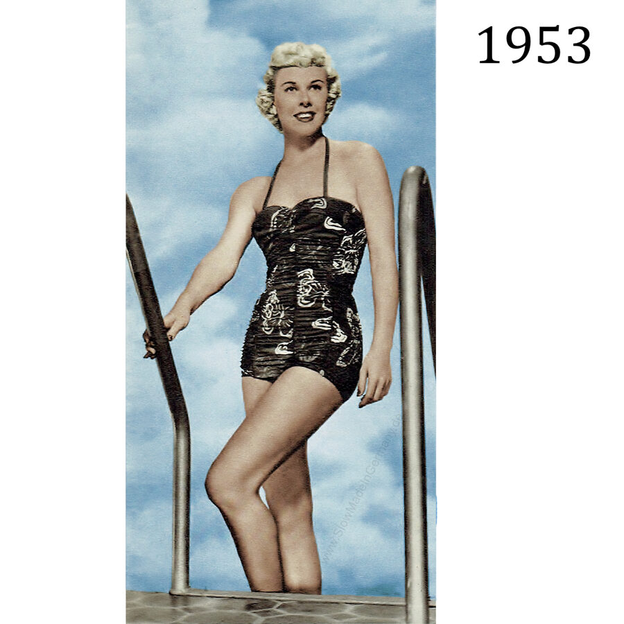 1953 Swimsuit PDF pattern in 102 cm/40.2" bust