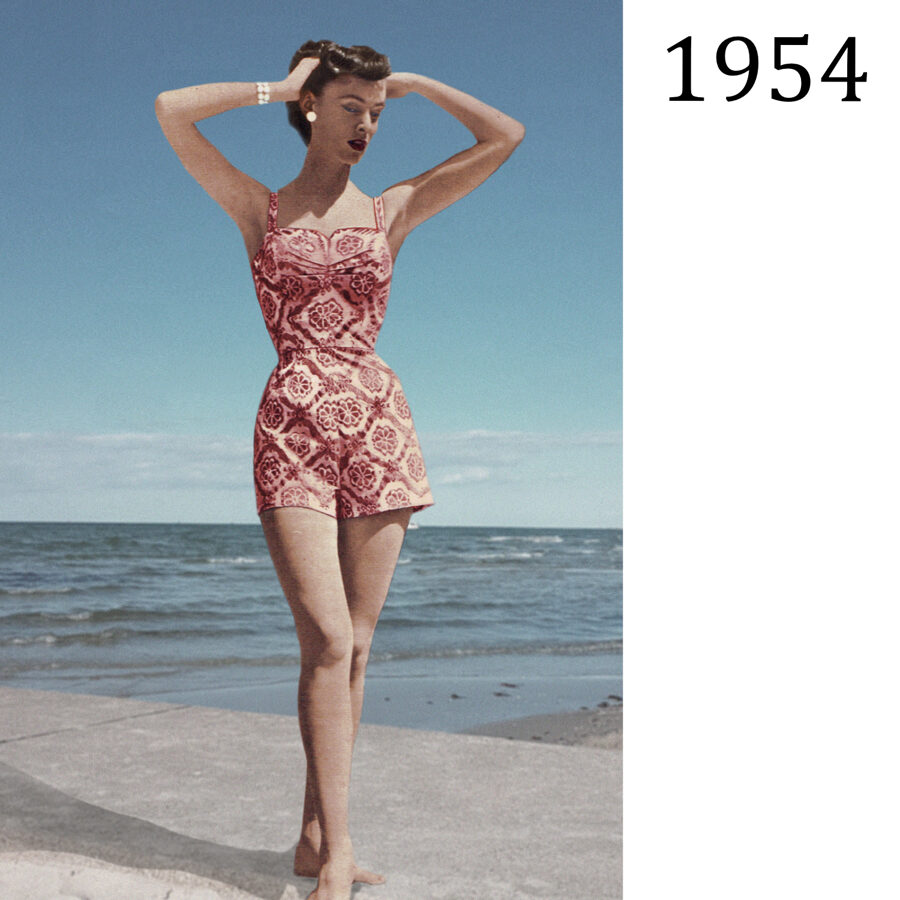 1954 Sun suit PDF pattern in 92 cm/ 36" bust