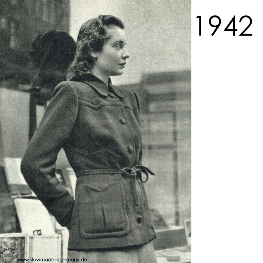 1942 Jacket PDF pattern in 96 cm/ 37.8" bust