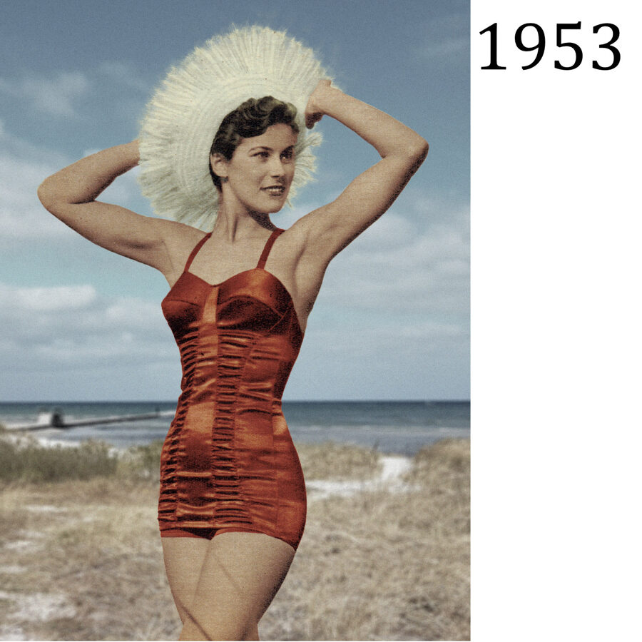 1953 Swimsuit PDF pattern in 92 cm/ 36" bust