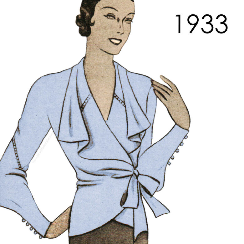 1933 Blouse. Bust 120 cm (47")