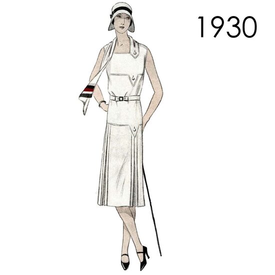 1930 Dress. Bust 96 cm (37.8")