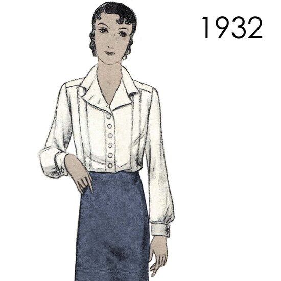 1932 Blouse. Bust 120 cm (47")