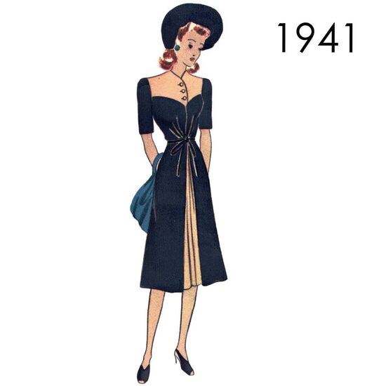 1941 Dress. Bust 102 cm (40")