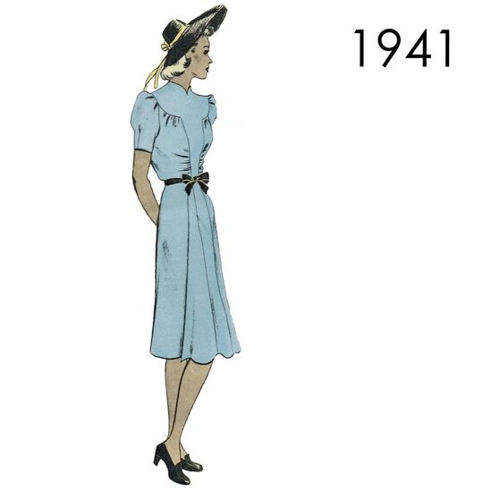 1941 Dress. Bust 102 cm (40")