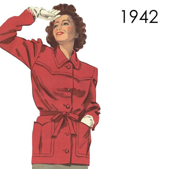 1942 Jacket. Bust 96 cm (37.8")