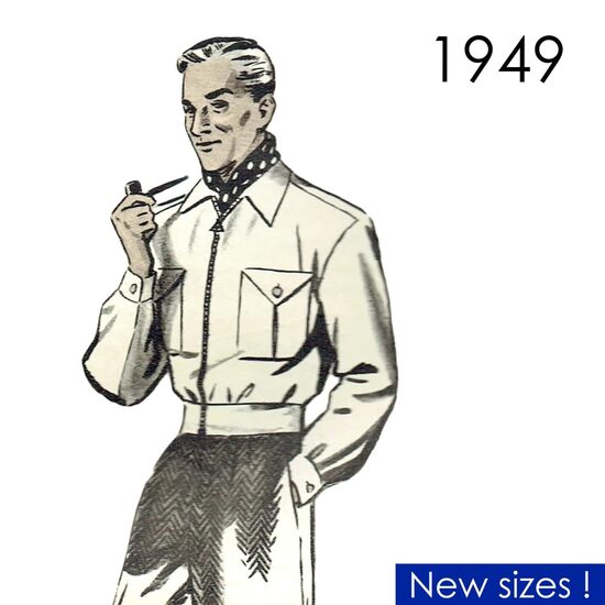 1949 Men's Jacket. Chest 92 to 104 cm (36" to 41")