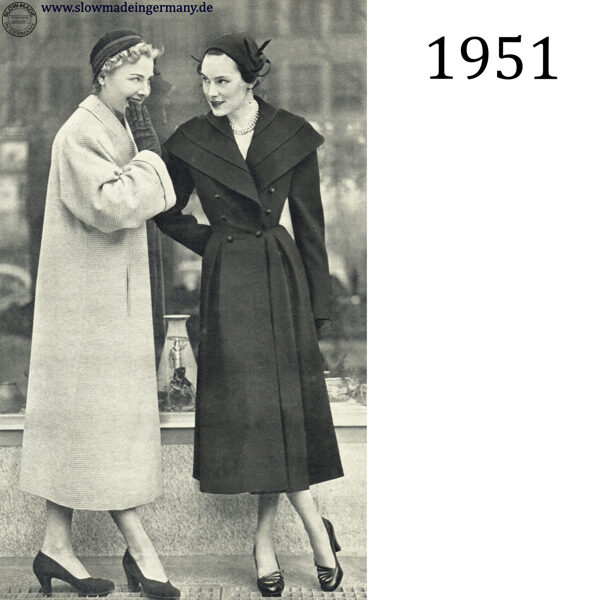 1951 Coat pattern in 92 cm/ 36" bust