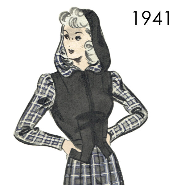 1941 Waistcoat pattern in 96 cm/ 37.8" bust