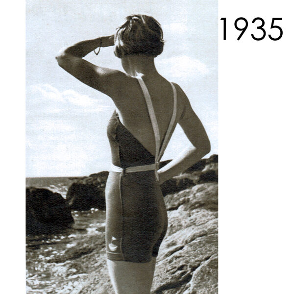 1935 Swimsuit pattern 96 cm (37.8") bust