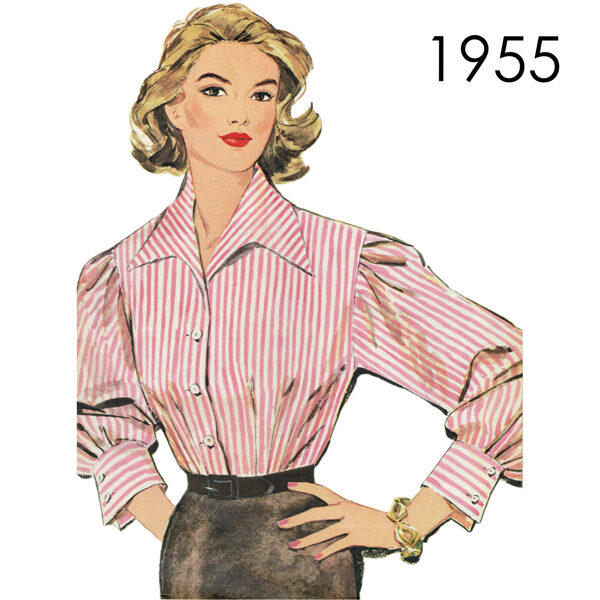 1955 Blouse pattern 104 cm (41") bust