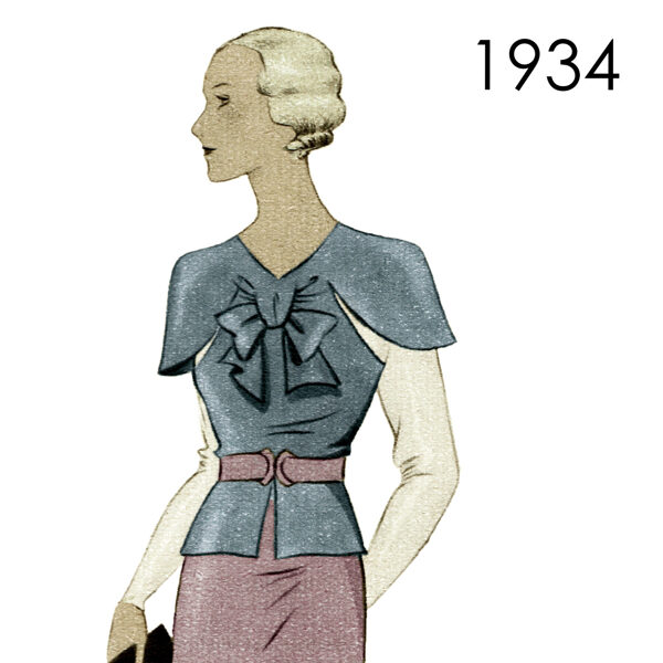 1934 Blouse 96 cm (37.8") bust