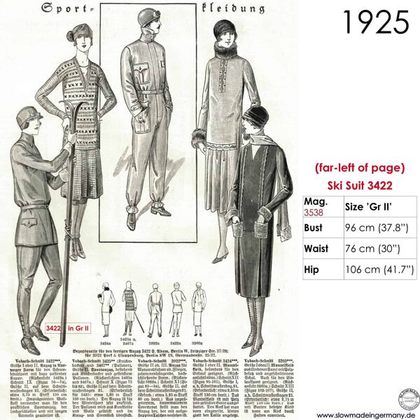 Four people wearing 1920s outdoor clothing