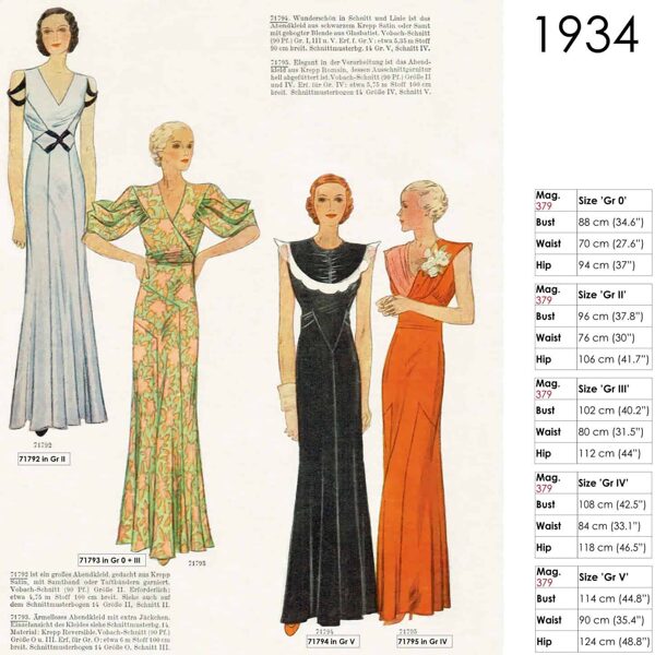 1930s Vintage long gowns