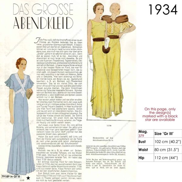 1930s Vintage long gowns