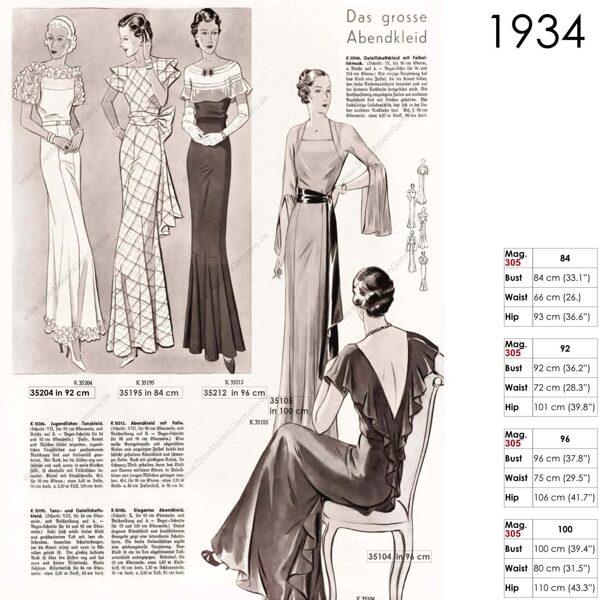 Vintage evening wear