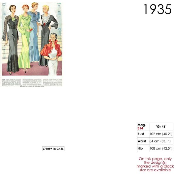 Vintage evening wear