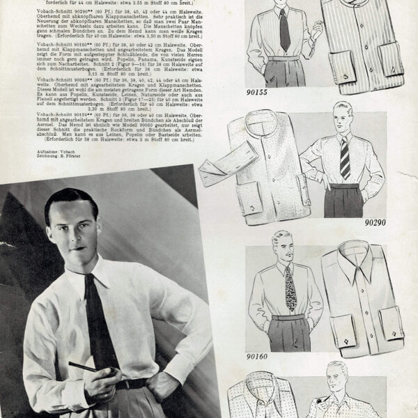 1930s menswear sewing patterns
