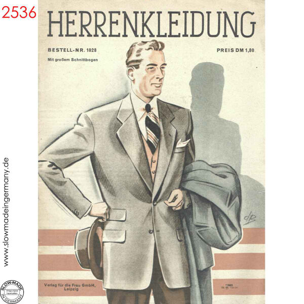 1950s Vintage menswear sewing pattern magazine