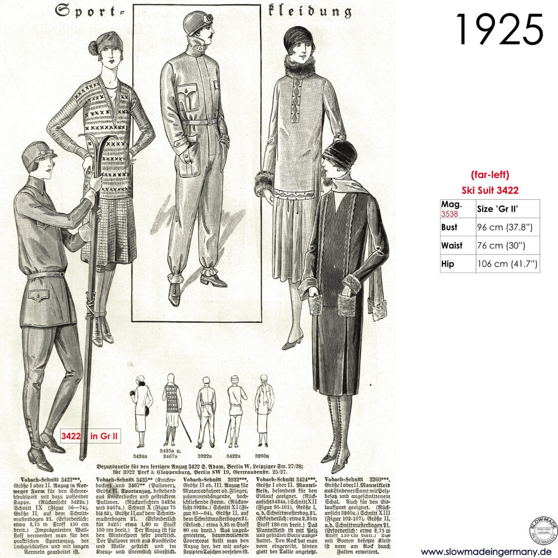 Vintage Skiwear Clothing from 1920s to the 1950s