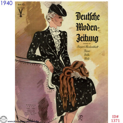 1940 Deutsche Moden-Zeitung Heft 12