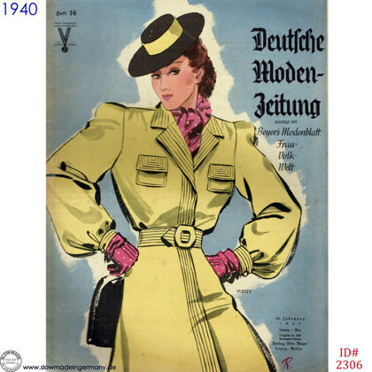 1940 Deutsche Moden-Zeitung Heft 16