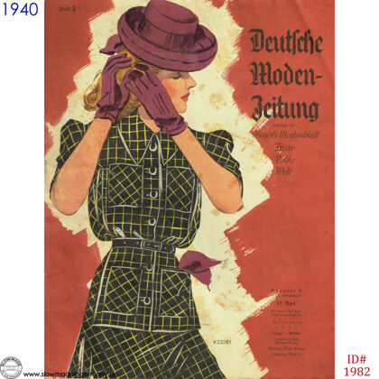 1940 Deustche Moden-Zeitung Heft 2