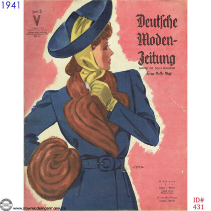 1941 Deutsche Moden-Zeitung Heft 2
