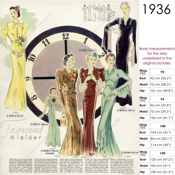 Bygone era 1930s style gowns