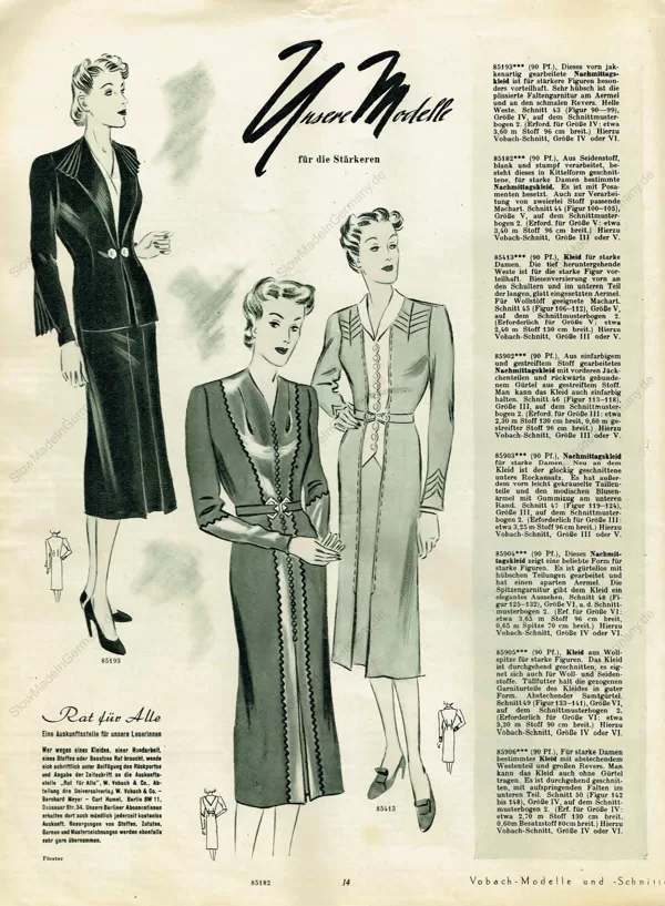 Vobachs Neue Moden Heft 1/1939