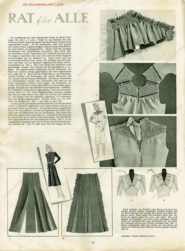 Vobachs Neue Moden Heft 1/1939