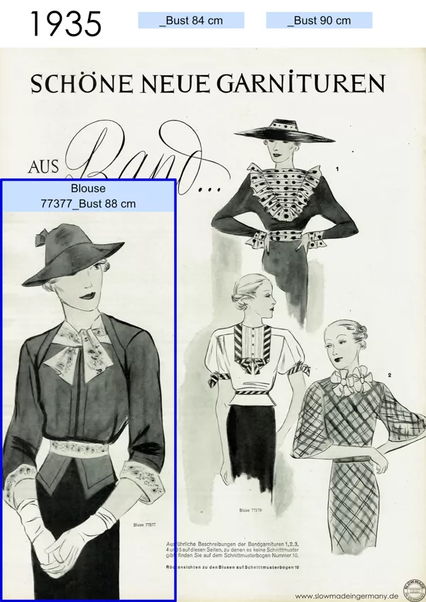1930s Vintage womens patterns petite sizes