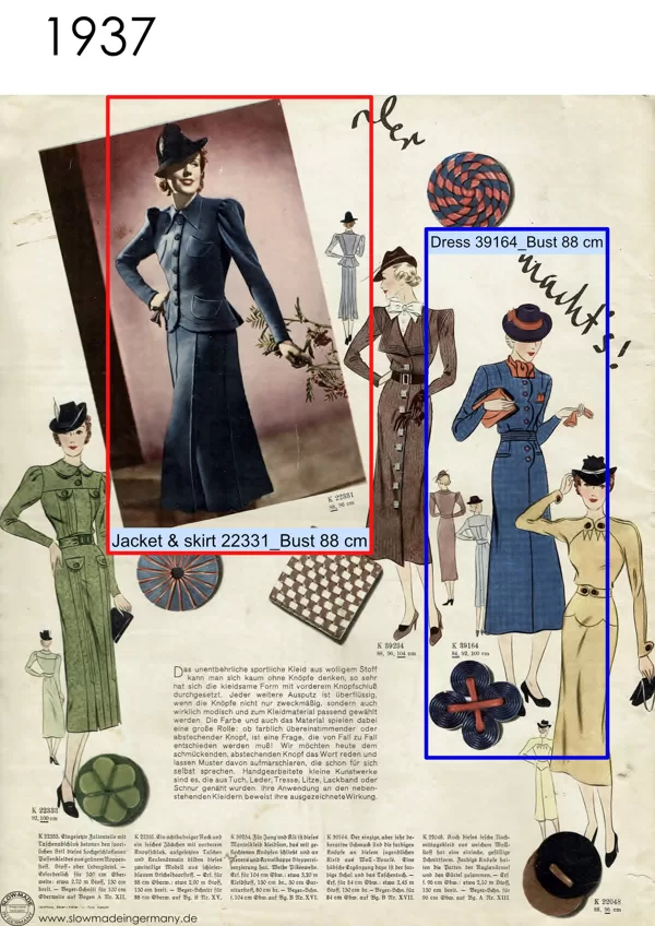 Vintage womens patterns petite sizes