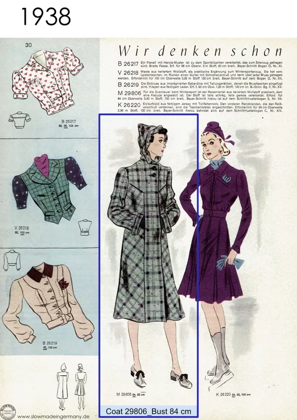 Vintage womens patterns petite sizes