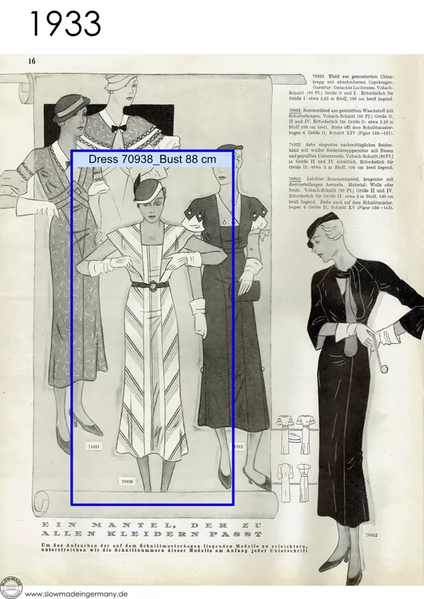 1930s Vintage womens patterns petite sizes