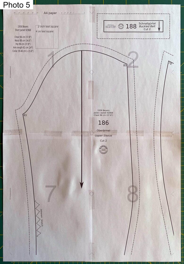 Joining the pages of a PDF sewing pattern