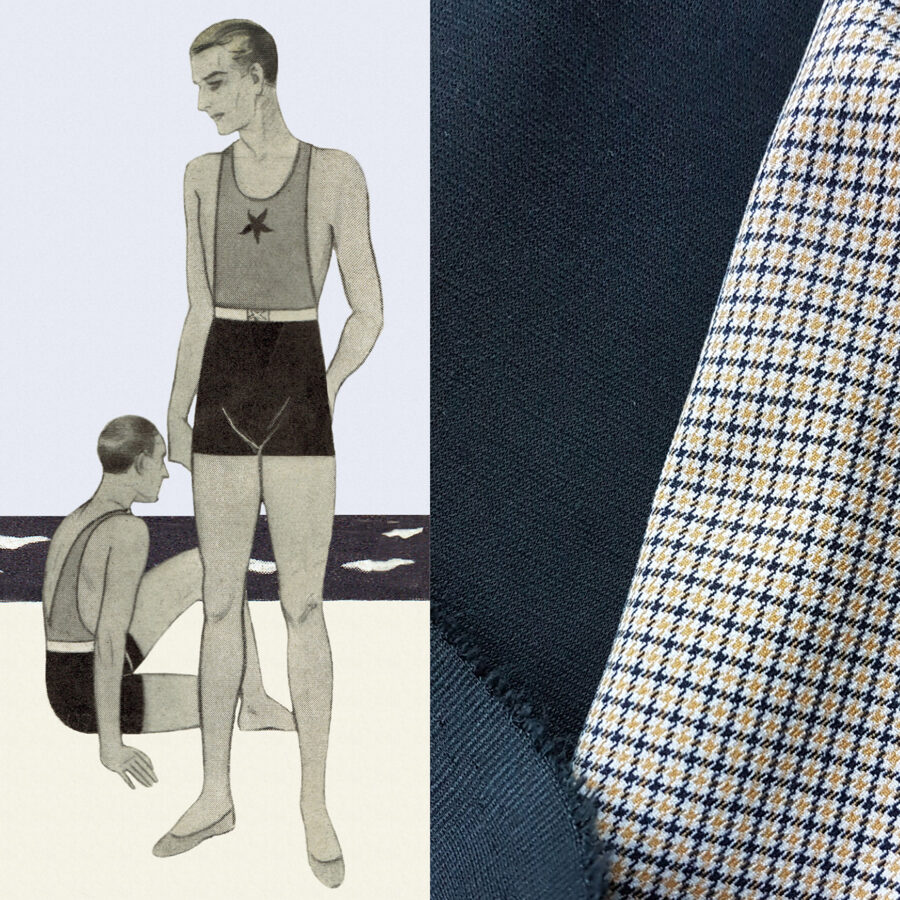 1930s mens bathing suit pattern